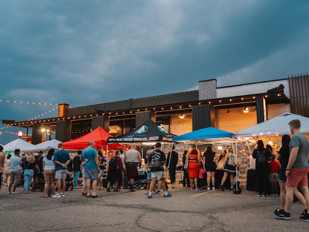 Havana Street Night Market at dusk with vendor tents and crowd