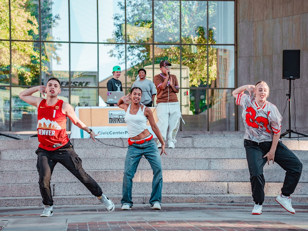 K-pop dance performance at Civic Center Park, Denver