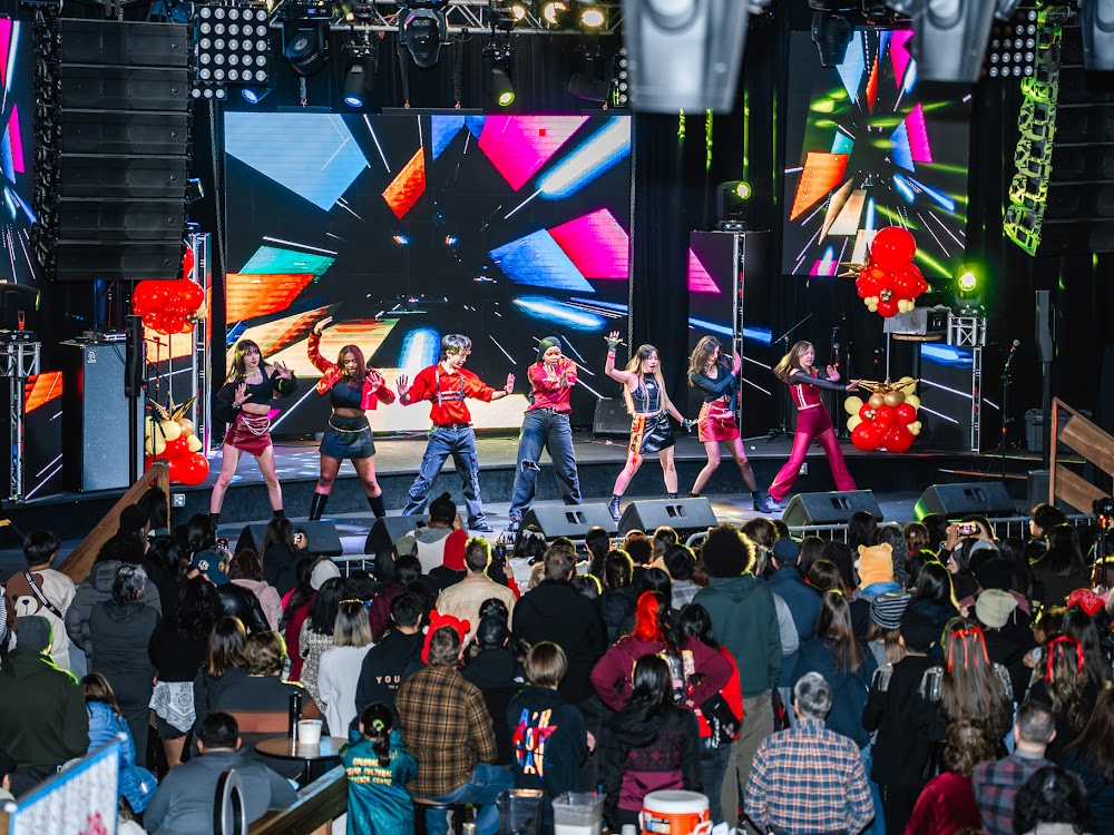Stage performance with crowd at Lunar New Year on Havana Street