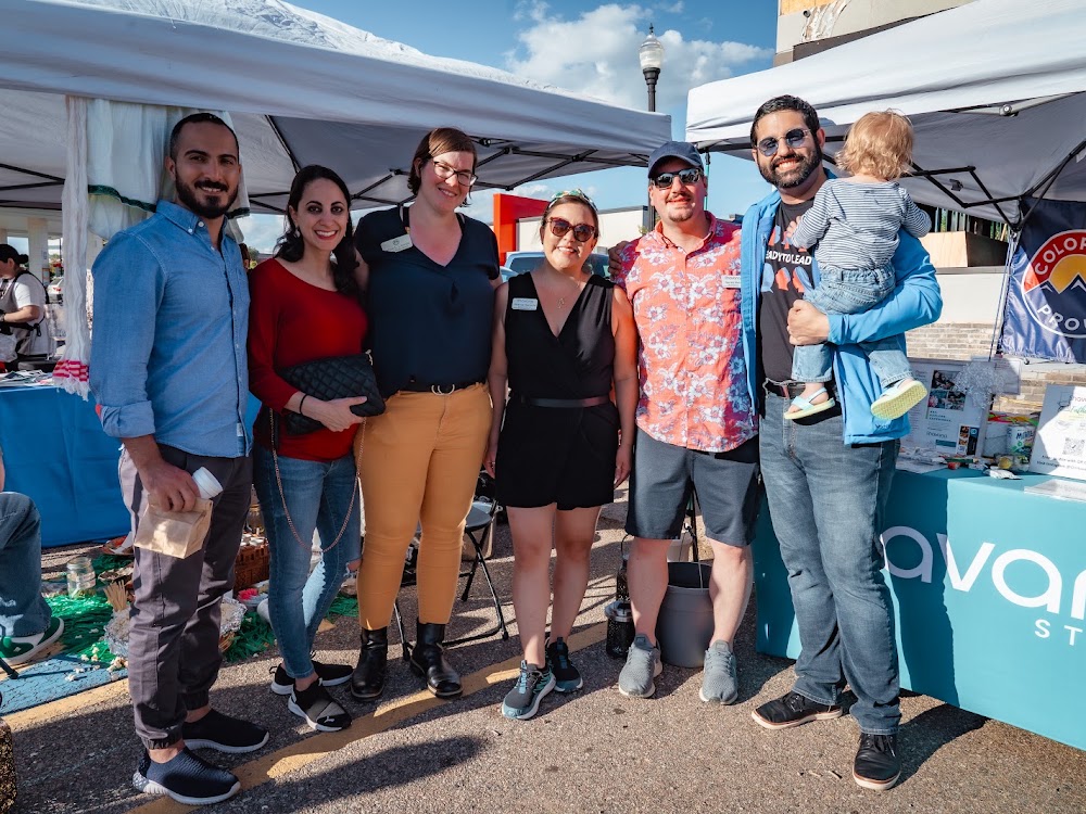 Bonfire Event Co. and On Havana Street team at the night market